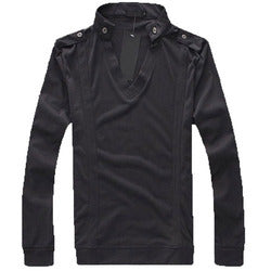 black T-shirt