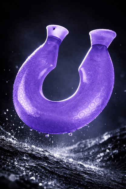U shaped PVC hot water bottle