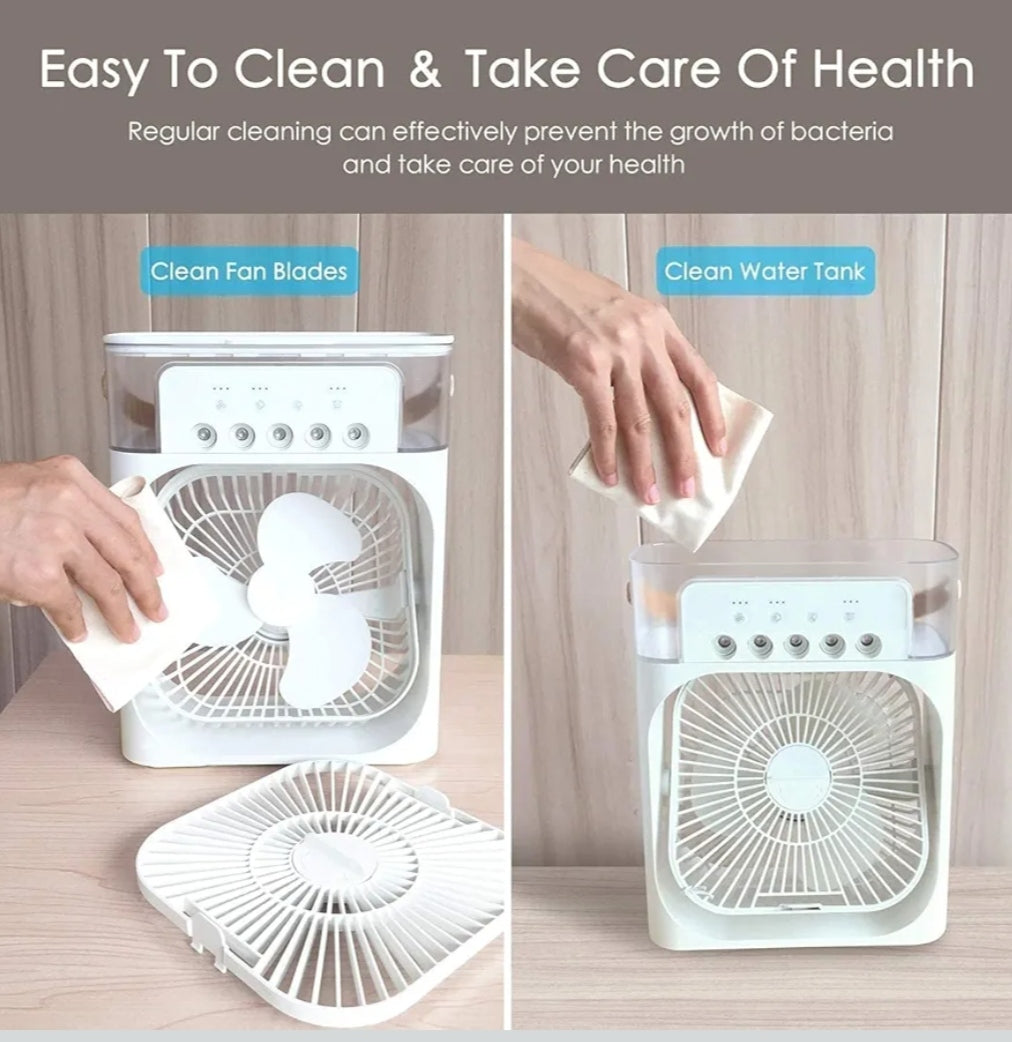 Portable Mini cooler with fan