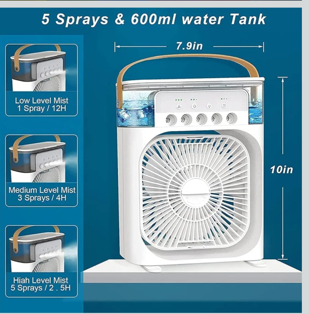 Portable Mini cooler with fan