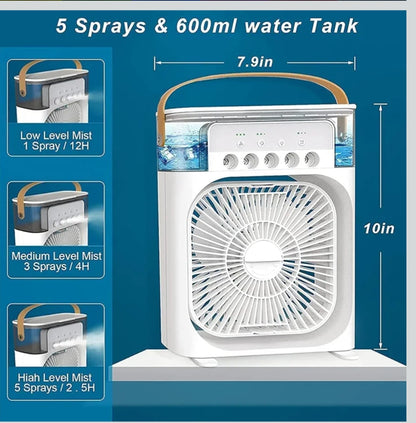 Portable Mini cooler with fan