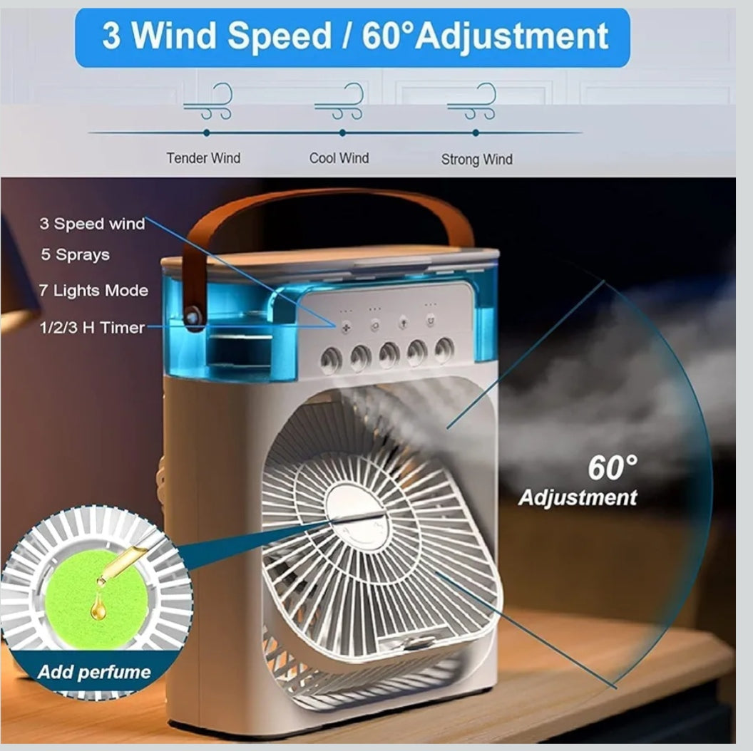 Portable Mini cooler with fan