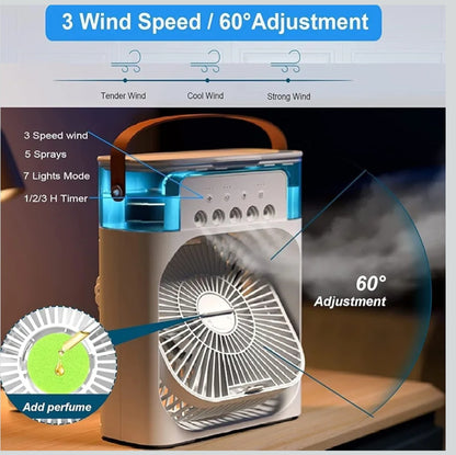 Portable Mini cooler with fan