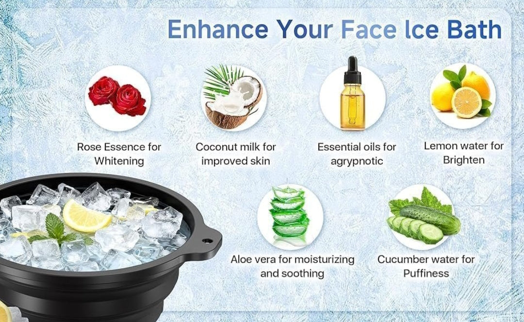 Silicone ice cube bowl