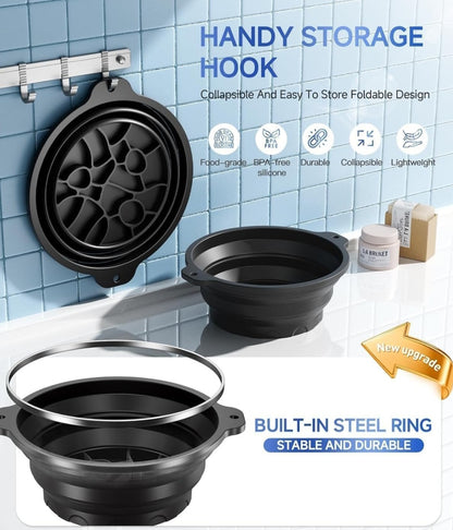 Silicone ice cube bowl