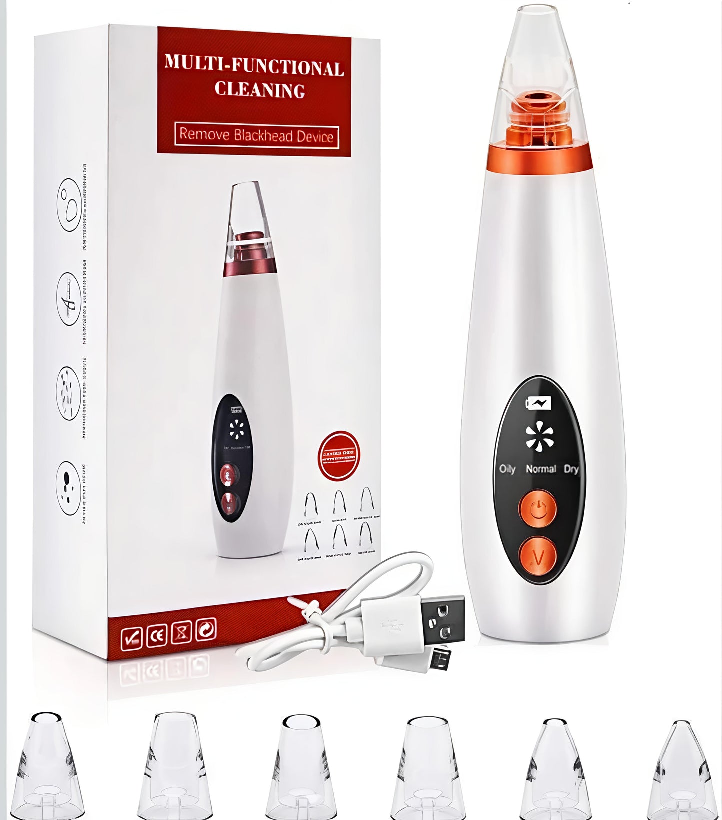 4 In 1 Multi-Function Blackhead and Whitehead Remover